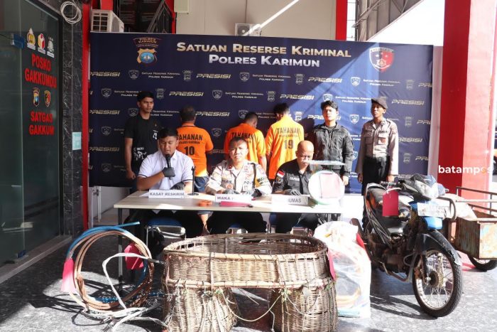 Penadah dan Pencuri Kabel Perusahaan Tambang Granit Ditangkap