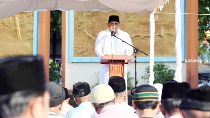 Roby  Akan Lepas Pawai Takbir di Tanjunguban, Shalat Id di Lapangan Antam Kijang