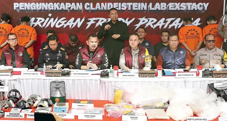 Bareskrim Amankan 7.800 Butir Ekstasi saat Geledah Rumah di Sunter yang Jadi Tempat Produksi Ekstasi