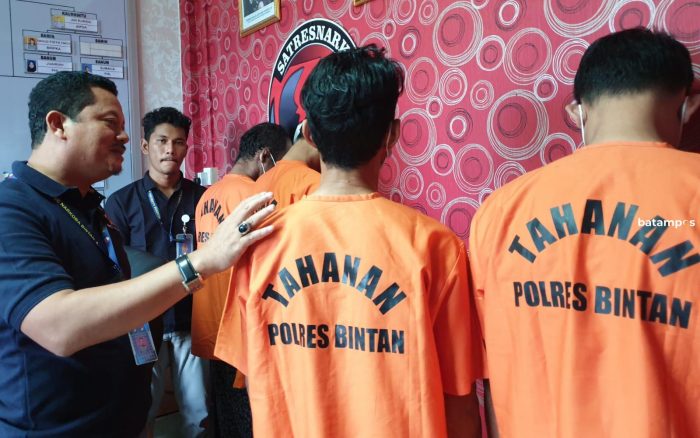 Operasi Antik Seligi 2024, Polisi Amankan 4 Pelaku Penyalahgunaan Narkoba di Bintan