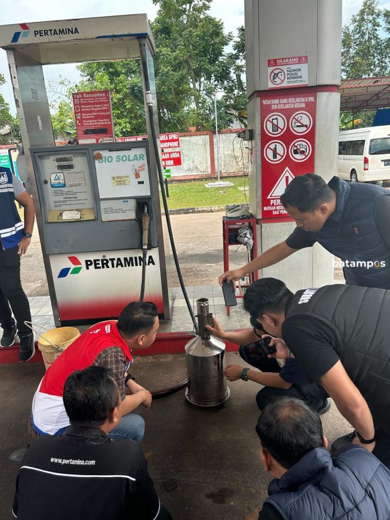 Pastikan Kualitas BBM, Pertamina Sisir SPBU di Batam
