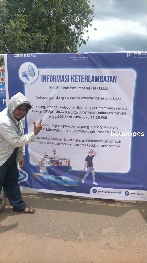 Alami Kendala Teknis, Keberangkatan Kapal Pelni dari Batam Ditunda Besok 29 April Pukul 14.00 WIB