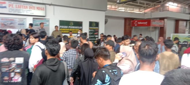 Arus Balik Lebaran 2024 dari Karimun, Semua Kapal Penuh