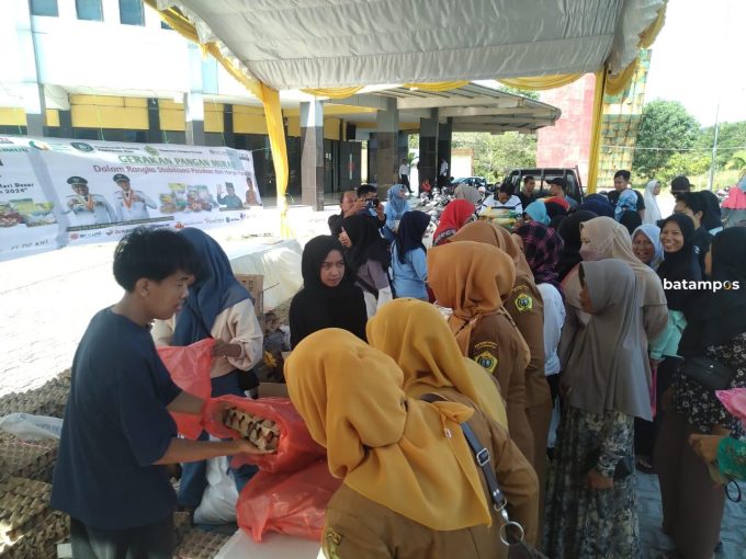 Gerakan Pangan Murah Pemkab Karimun, 1 Papan Telor hanya Rp 50 Ribu