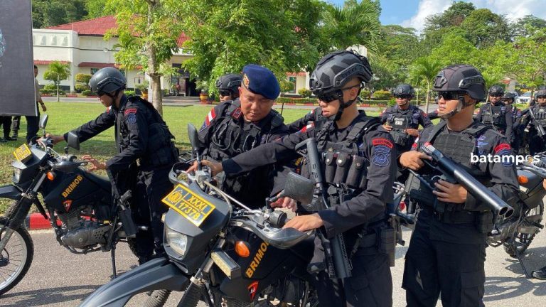 Polda Kepri Siagakan Satu Kompi Pasukan Anti Anarki