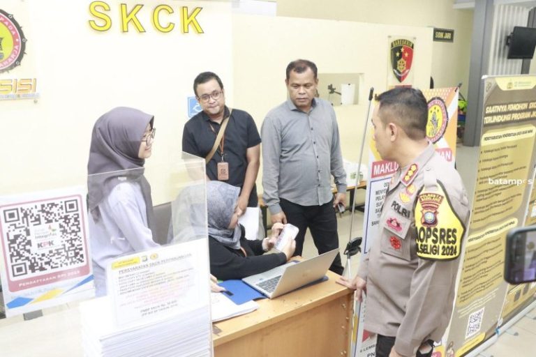 Pemohon SKCK Meningkat 2 Kali Lipat di Polresta Barelang