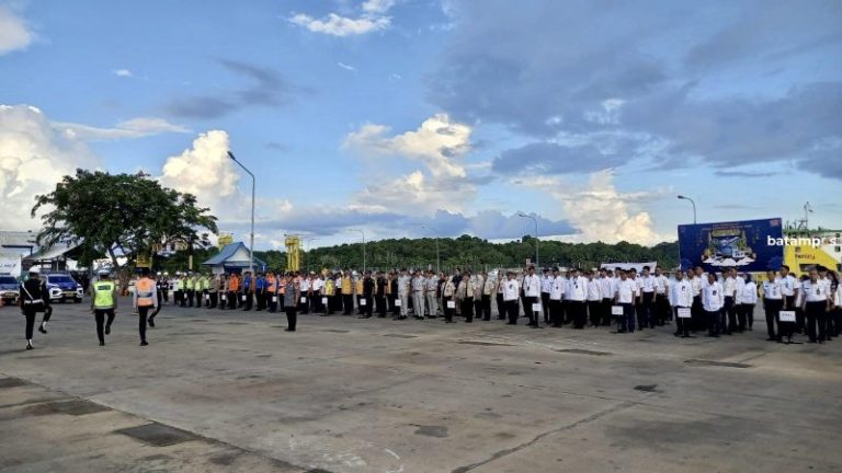 125 Personel Gabungan Dikerahkan Amankan Mudik Lebaran di Pelabuhan ASDP Telaga Punggur
