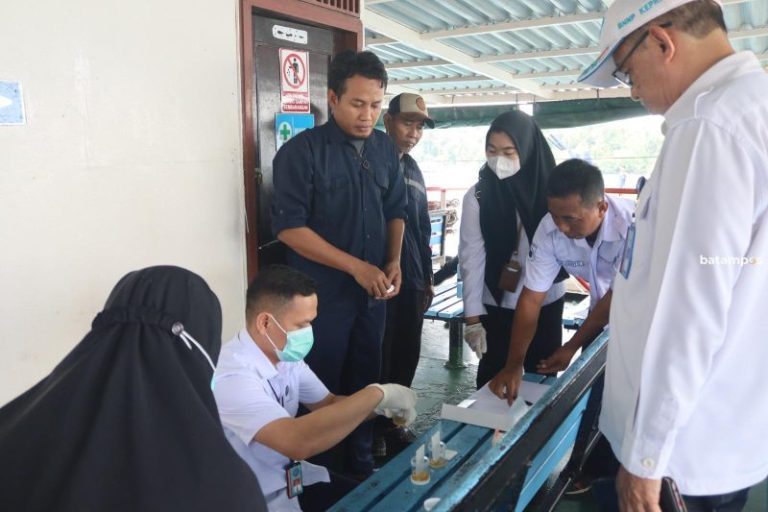 BNNP Kepri Tes Urine Puluhan ABK dan Sopir Taksi di Punggur, Ini Hasilnya