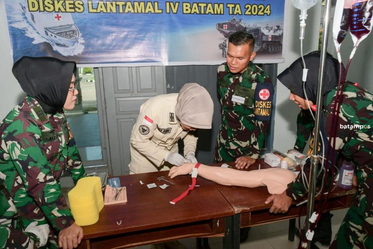 Tingkatkan Keterampilan Medis, Korps Kesehatan Lantamal IV Gelar Latihan Fungsional