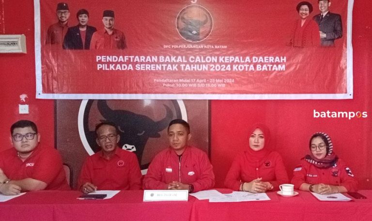 PDIP Batam Buka Pendaftaran Bakal Calon Kepala Daerah