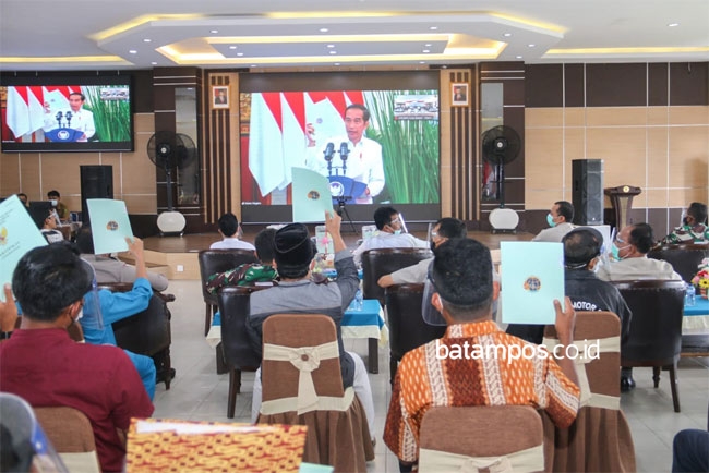 BPN Targetkan 2.000 Sertifikat Hak Atas Tanah PTSL di Batam Tahun Ini