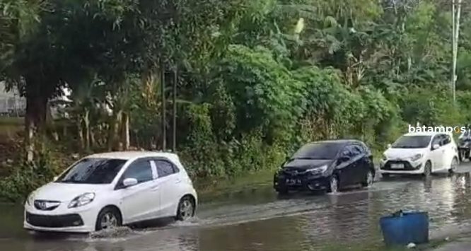 Banjir di Jalan Permaisuri, Tanjunguban Lama Surut