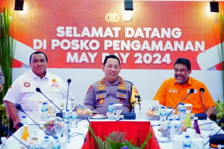 Kapolri Komitmen Bentuk Timsus untuk Lindungi dan Kawal Hak Buruh