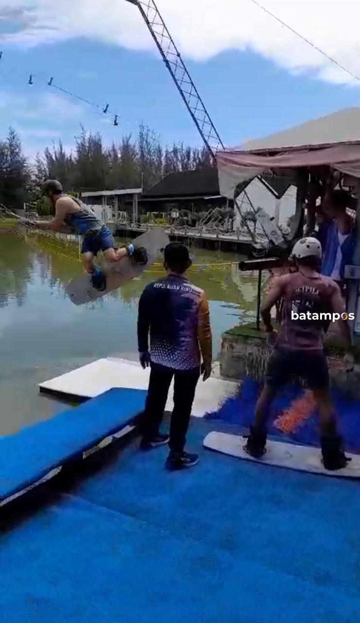 Pengurus Koni Kepri Monep ke Cabor Layar dan Ski Air