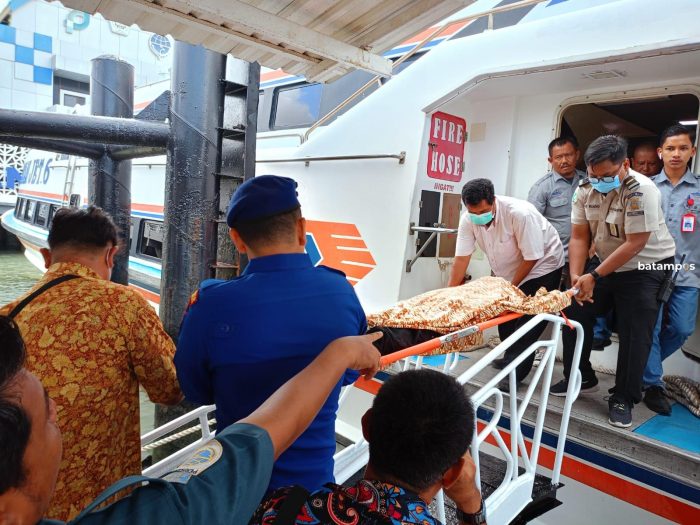 Penumpang Feri Batam Jet Meninggal di Kapal
