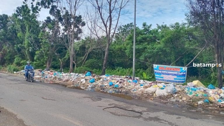 Sampah Masih Menumpuk di Pinggir Jalan