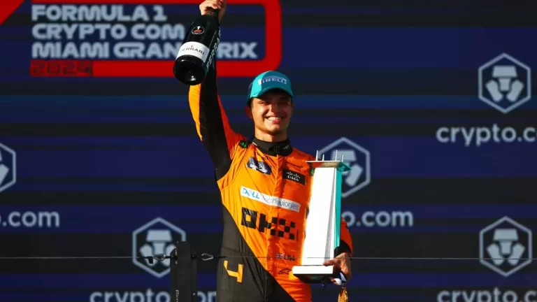 Ungguli Max Verstappen di Grand Prix Miami, Lando Norris Juarai Formula 1 untuk Pertama Kalinya