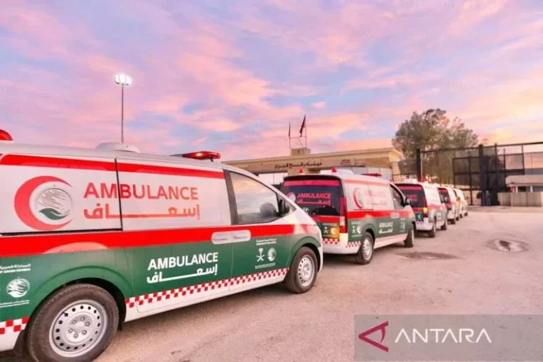 2 Staf Bulan Sabit Palestina Gugur Saat Ambulansnya Diserang