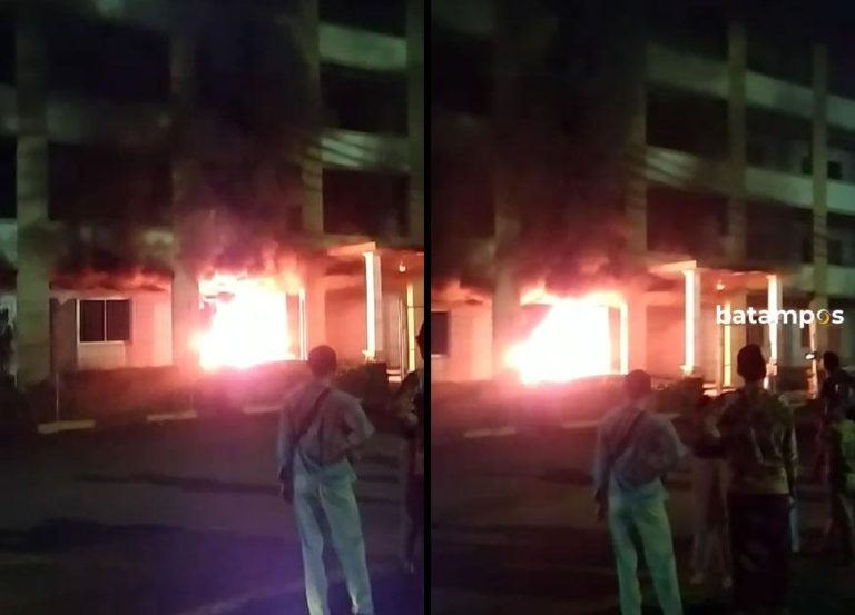 Diduga Akibat Korslet, Unit Hunian Rusunawa di Mukakuning Terbakar