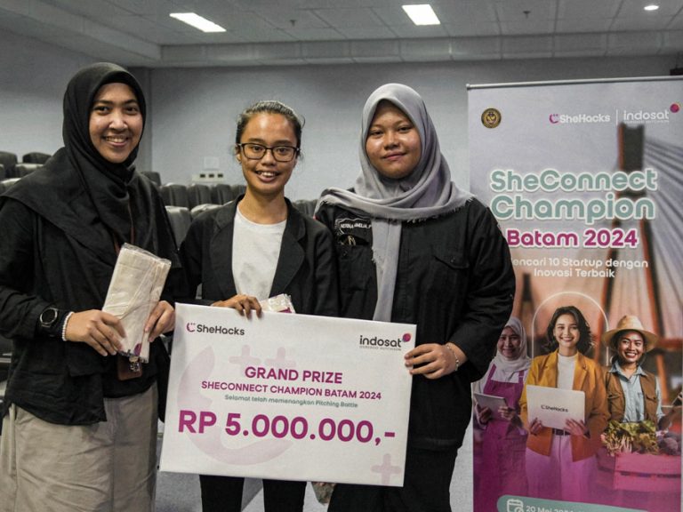 Codelamp Menangi SheConnect Champion Batam yang Ditaja oleh Indosat
