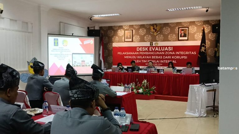 Tim Penilaian Internal Evaluasi Zona Integritas WBK di Lapas dan Rutan Batam