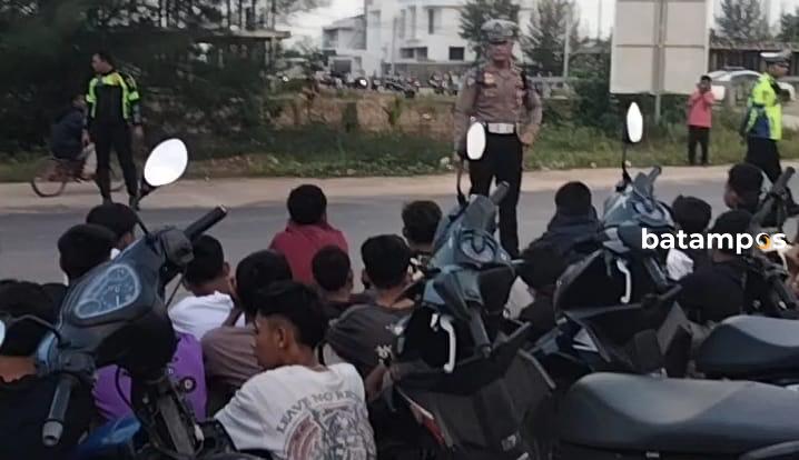 Polisi Tindak 40 Pembalap Liar di Bengkong, Orangtua Dipanggil dan Didata