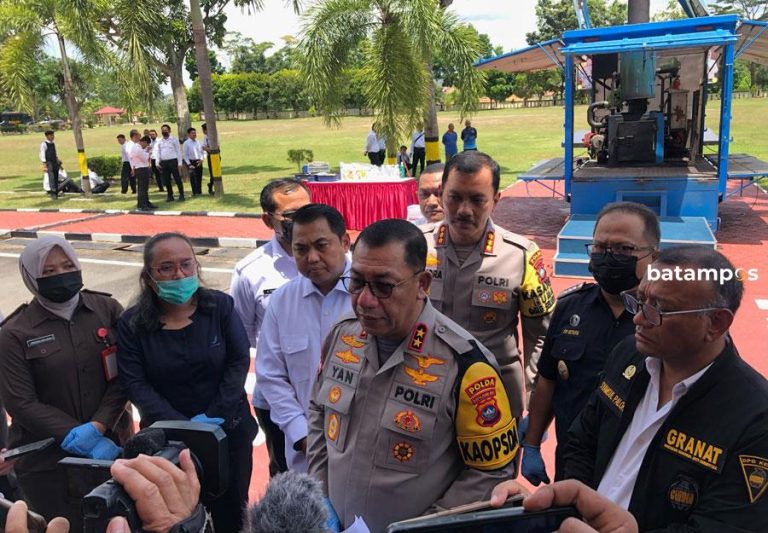 Prestasi Ditresnarkoba Polda Kepri Mengungka Tindak Pidana Narkotika