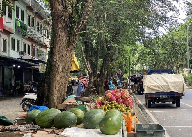 Demi Estetika Kota, Pedagang di Trotoar Sekitar Pasar Bintan Center akan Segera Ditertibkan