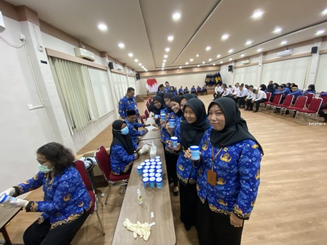 ASN Kanwil Kemenkumham Kepri Mendadak Dites Urine