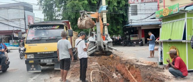 Atasi Banjir, BPJN Kepri Lakukan Perbaikan Drainase