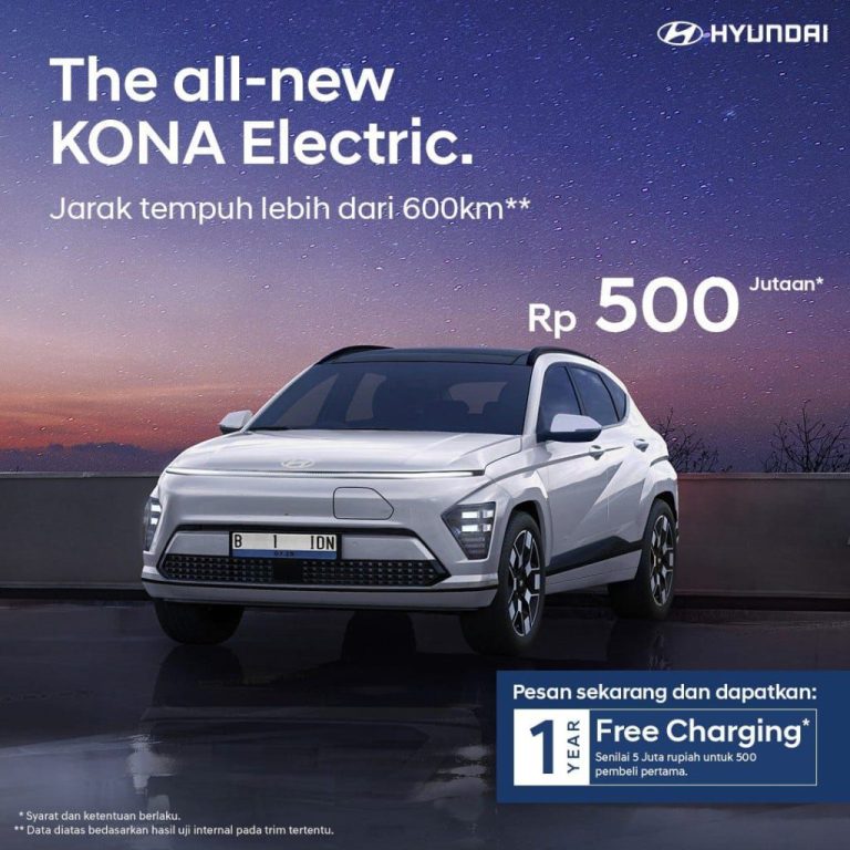Hyundai Luncurkan Pre-Booking All-New KONA Electric: Kendaraan Listrik Canggih dengan Harga Mulai 500 Jutaan