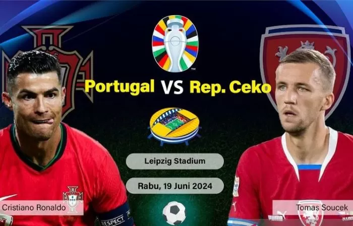 Portugal Taklukkan Republik Ceko 2-1