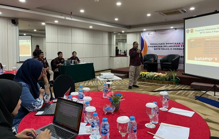 BPTD Kepri Gelar Sosialisasi Penataan Sistem Zonasi di Kawasan Pelabuhan Penyeberangan