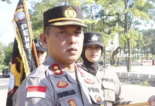 Polresta Barelang Berbagi dengan Driver Ojol di Batam