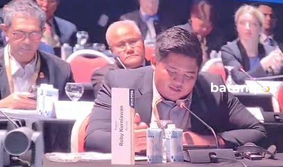 Hadiri WCS 2024 di Singapura, Roby Suarakan Pembangunan di Tengah Arus Industrialisasi Harus Seimbang