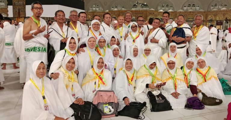 Jemaah Haji Asal Bintan menuju Arafah
