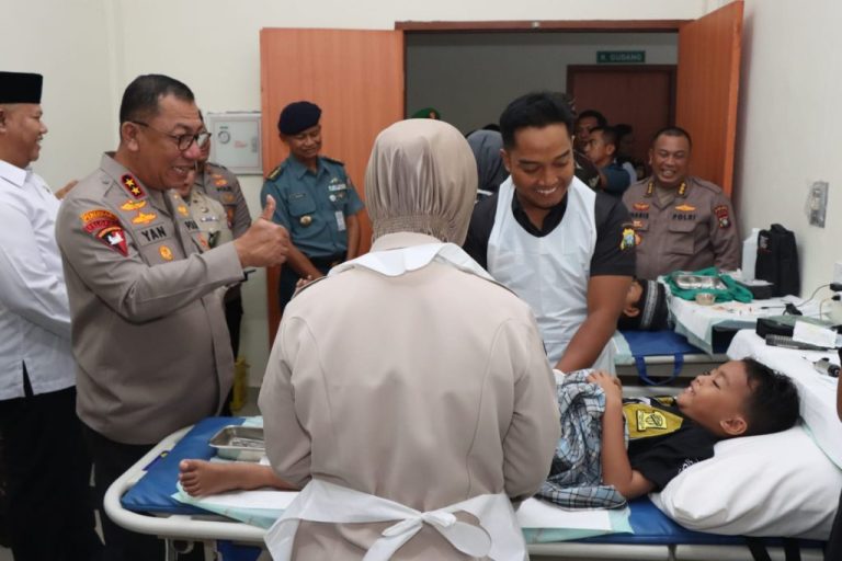 Bakti Kesehatan Polda Kepri, Berikan Layanan KB hingga Operasi Bibir Sumbing