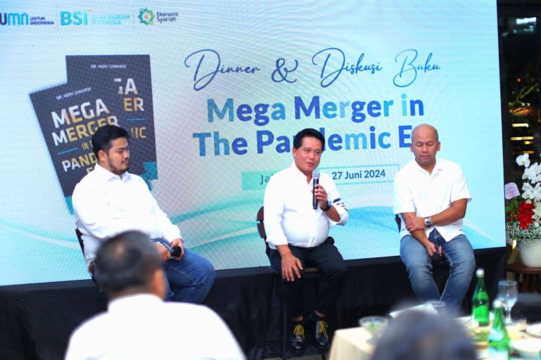 Diskusi Buku “Mega Merger In The Pandemic Era” : Catatan Sejarah, Referensi Pengembangan Perbankan Syariah Indonesia