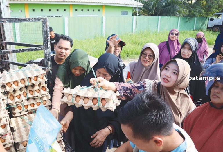 1 Kontainer Telur Ayam Habis Terjual saat Operasi Pasar