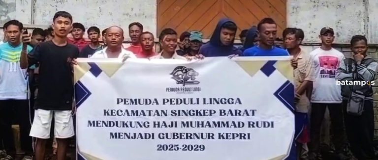 Pemuda dan Buruh Lingga Satukan Tekad Menangkan HM Rudi   di Pilgub Kepri