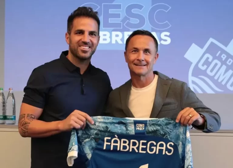 Cesc Fabregas Resmi Jadi Pelatih Kepala Como 1907