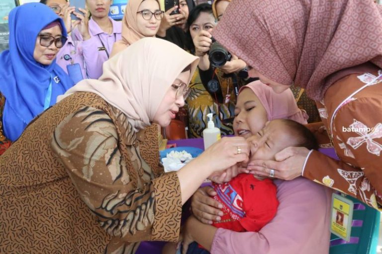 Program PIN di Kota Batam, 156 Anak Dapat Imunisasi Polio Gratis