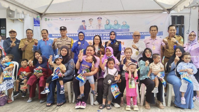 Pemberian Vaksinasi Polio Batam Dimulai, Targetkan 184.804 Ribu Anak