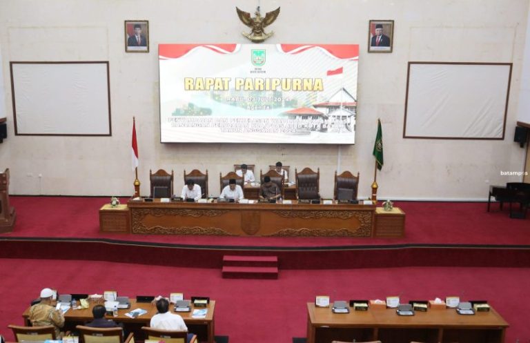 Penduduk Terus Bertambah, DPRD dan Pemko Batam Bersinergi Merumuskan RTRW dan RPJPD 2021-2041
