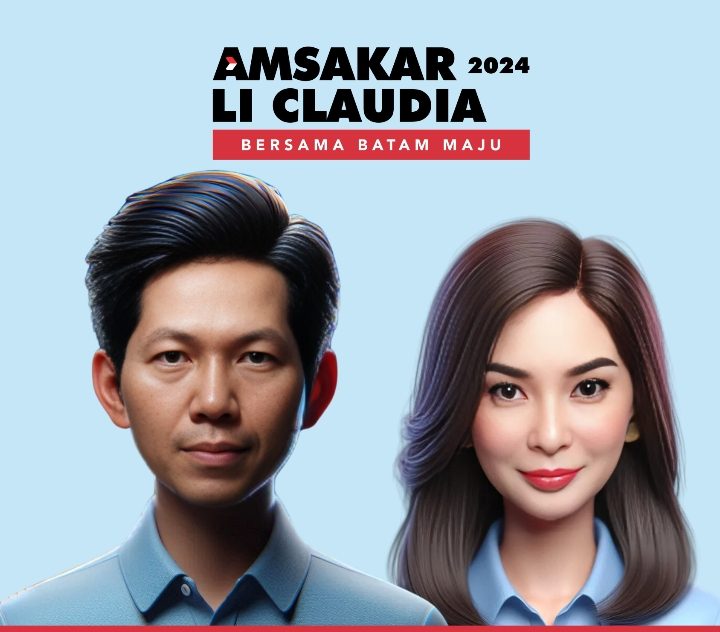 Amsakar-Li Claudia Kantungi Rekomendasi dari Partai Nasdem