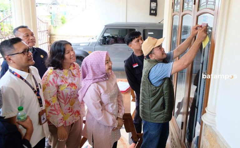 KPU Tanjungpinang Pantau Pantarlih Coklit di Rumah Ketua DPRD