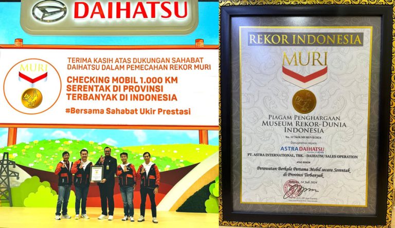 Daihatsu Cetak Rekor MURI dengan Perawatan Berkala Serentak di Seluruh Indonesia