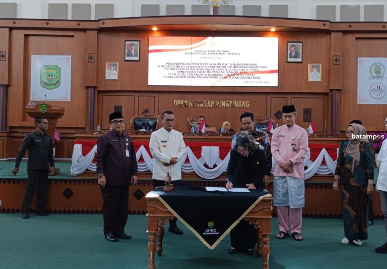 APBD 2025 Tanjungpinang Diproyeksi Jadi Rp998 Miliar