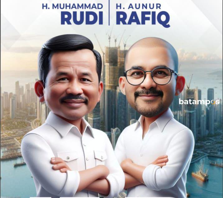 PDI-P Resmi Usung Rudi-Aunur di Pilkada Provinsi Kepri