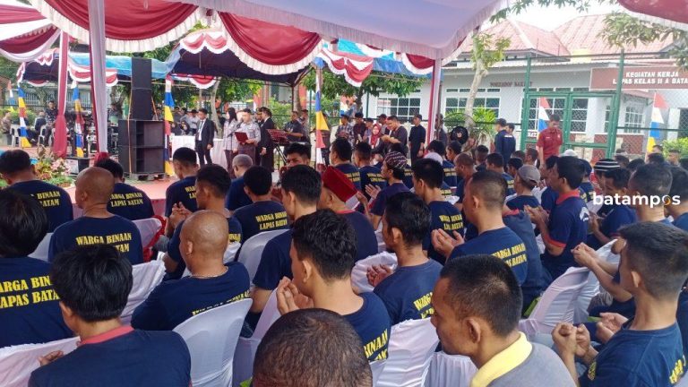 Terima Remisi 17 Agustus, 33 WBP Lapas dan Rutan Batam Langsung Bebas